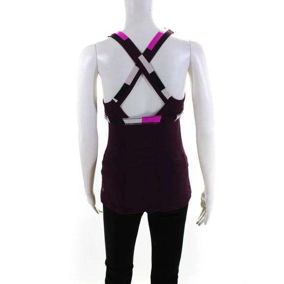 Lululemon Run Bra Tank 4 Plum NWOT - Picture 10 of 14